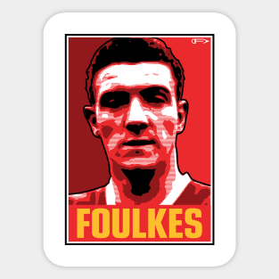 Foulkes - MUFC Sticker